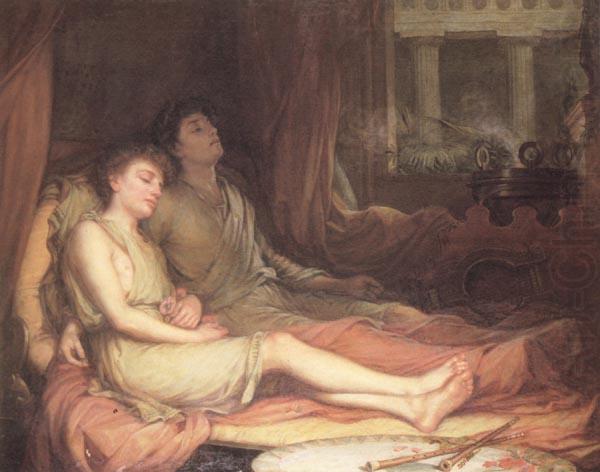 Sleep and his Half-Brother, John William Waterhouse